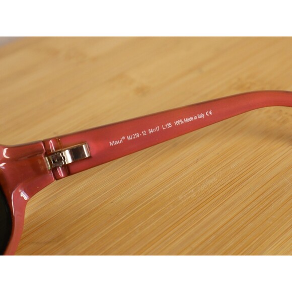 Maui Jim Punchbowl MJ219-12 Polarized Sunglasses 54-17-135 Tortoise with Pink - Picture 8 of 9